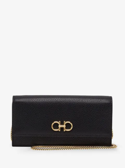Ferragamo Gancini wallet with chain