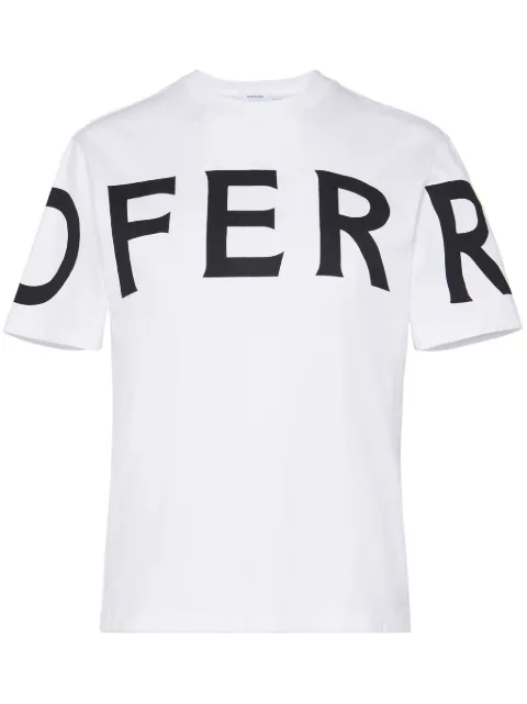 Ferragamo Camiseta com estampa de logo 