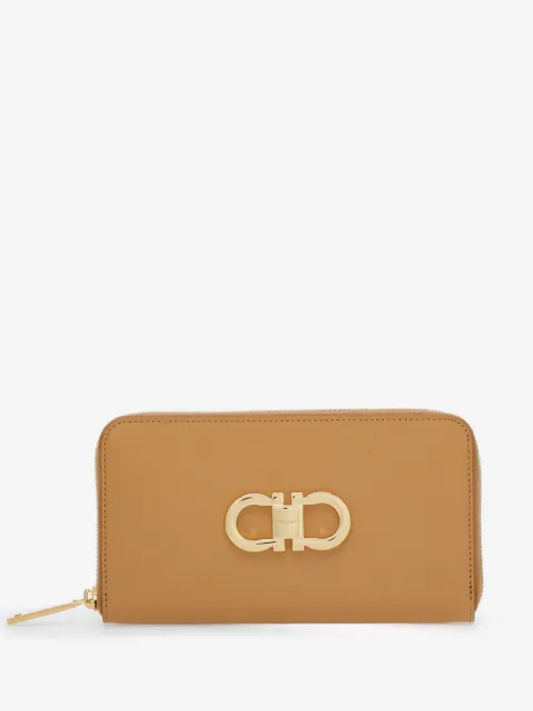 Ferragamo Gancini leather continental wallet