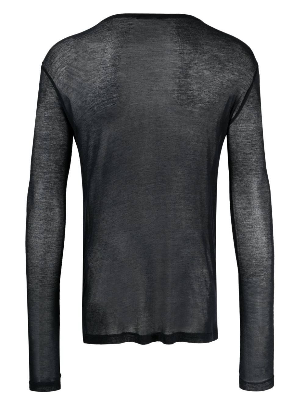 Ann Demeulemeester Daneel T-shirt met lange mouwen - Zwart