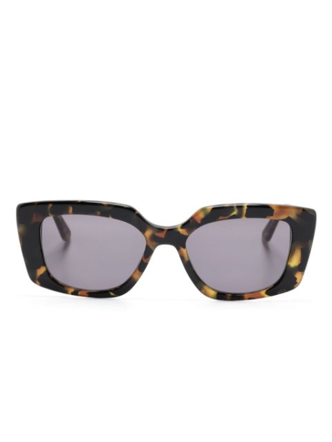 Karl Lagerfeld lunettes de soleil carrées à logo gravé 