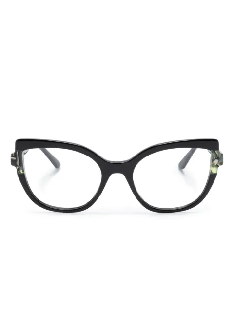 Karl Lagerfeld logo-print cat-eye glasses