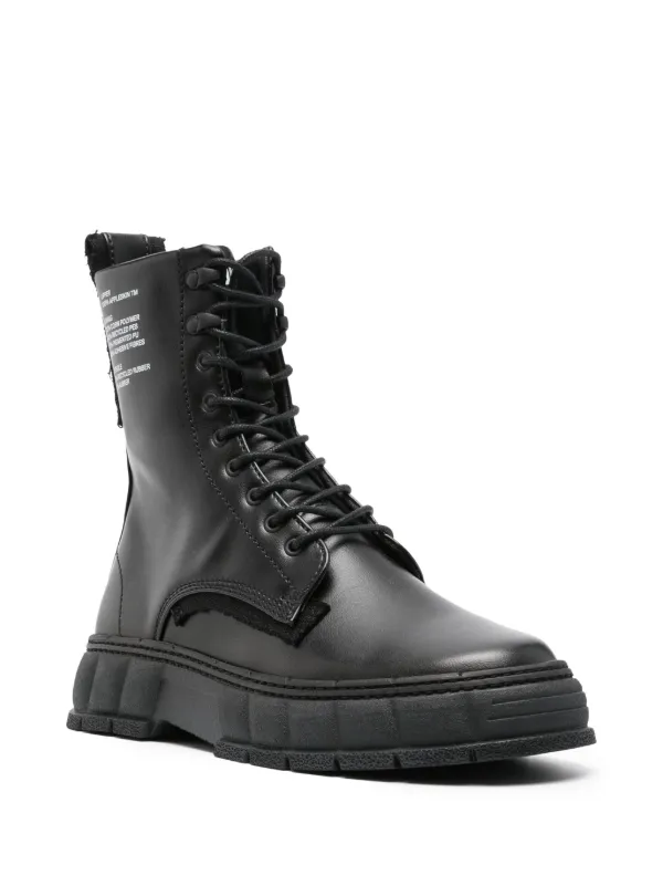 Virón 1992 Appleskin Combat Boots | Black | FARFETCH JO display picture 1