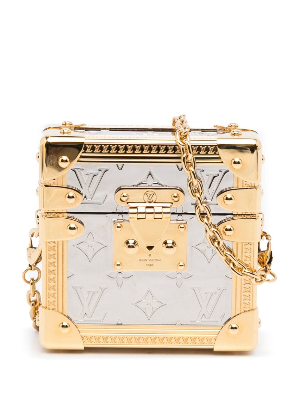 Louis Vuitton pre-owned Mini Metallic Trunk Box Shoulder Bag
