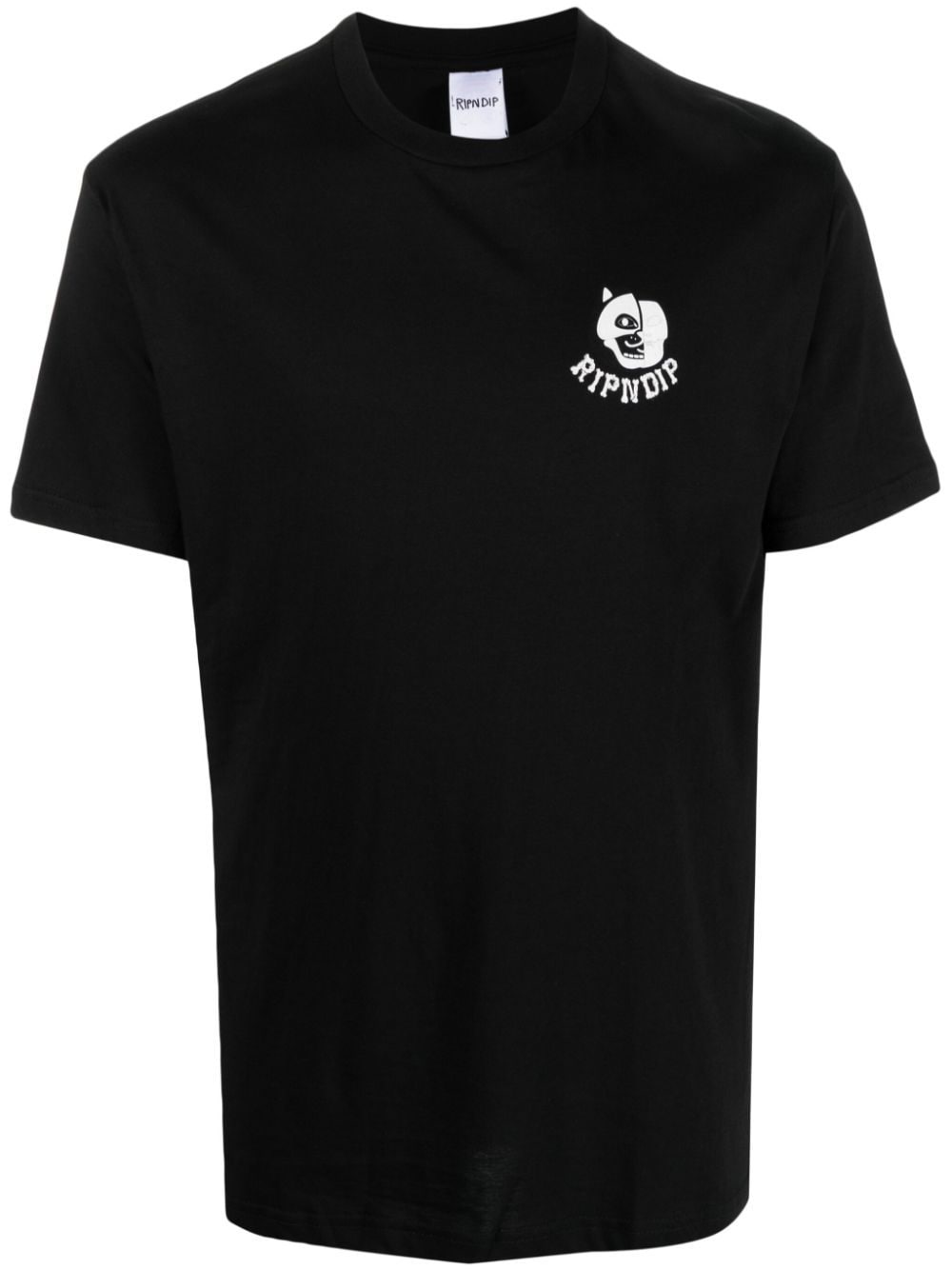 Ripndip Skelly Nerm Smoke Cotton T-shirt In Black