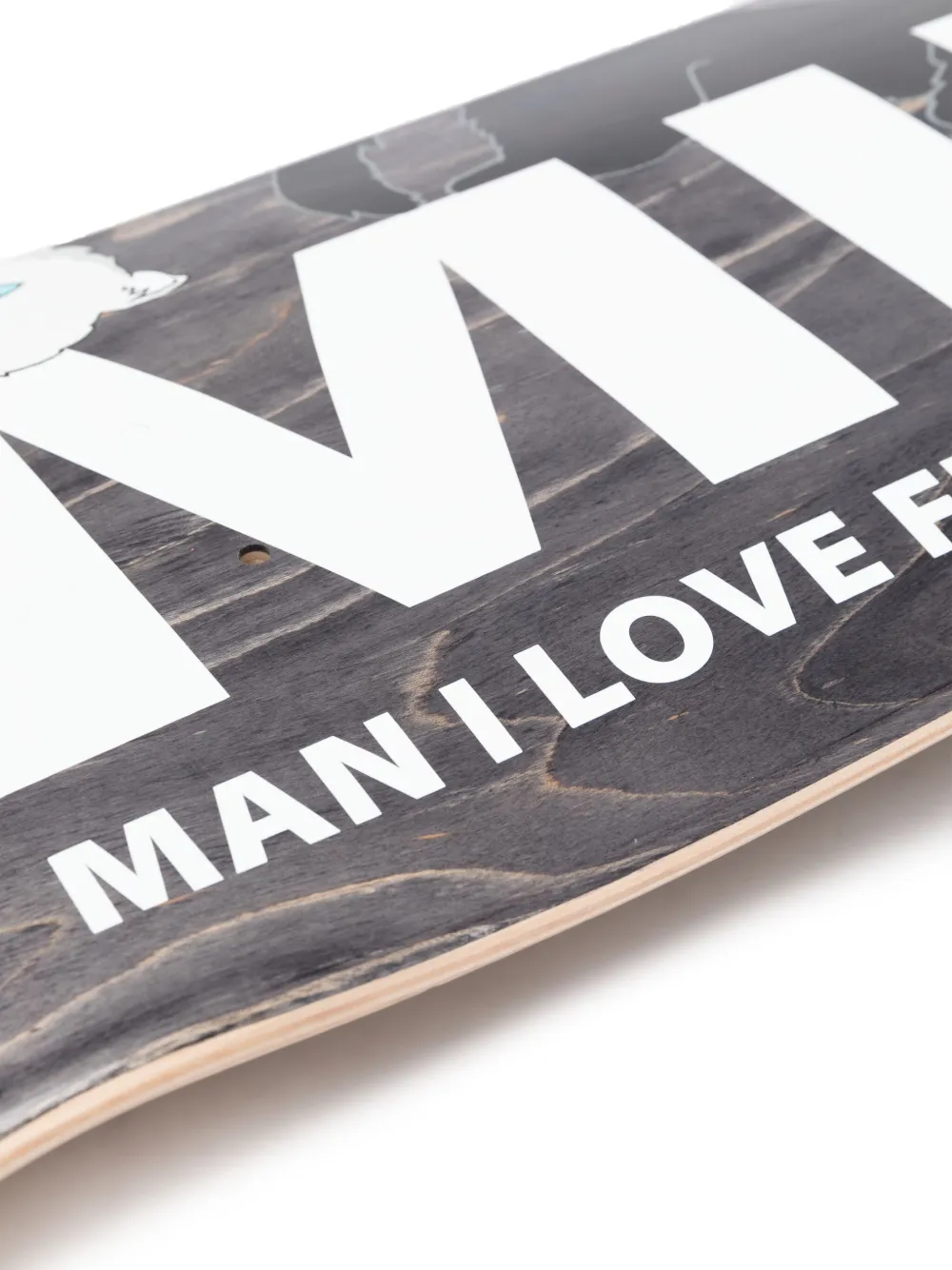 Ripndip Man I Love Felines Wood Skate Deck In Black