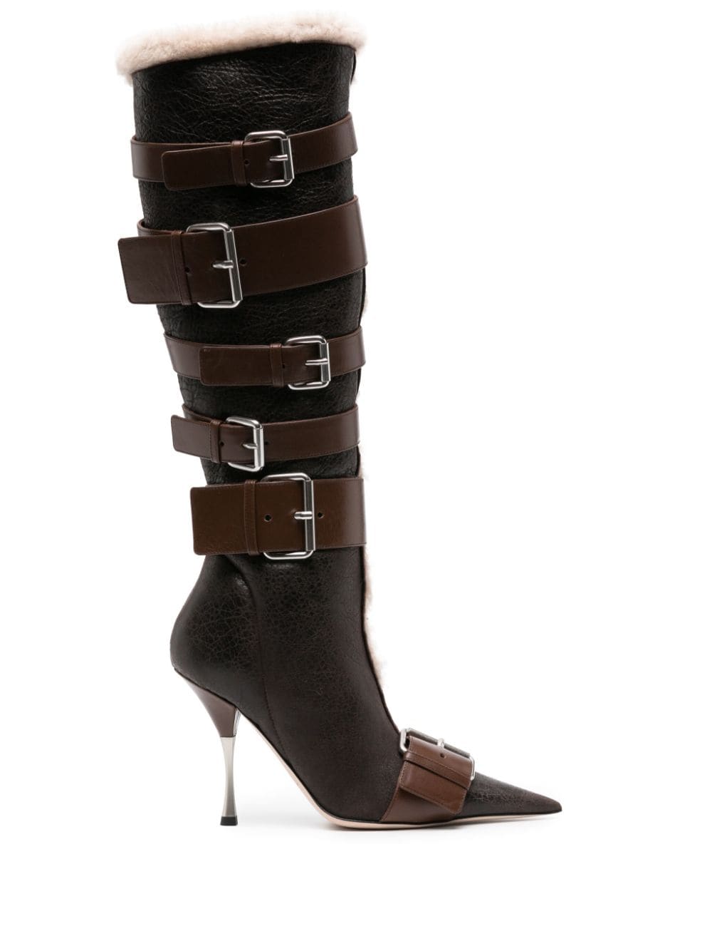 105mm buckle boots