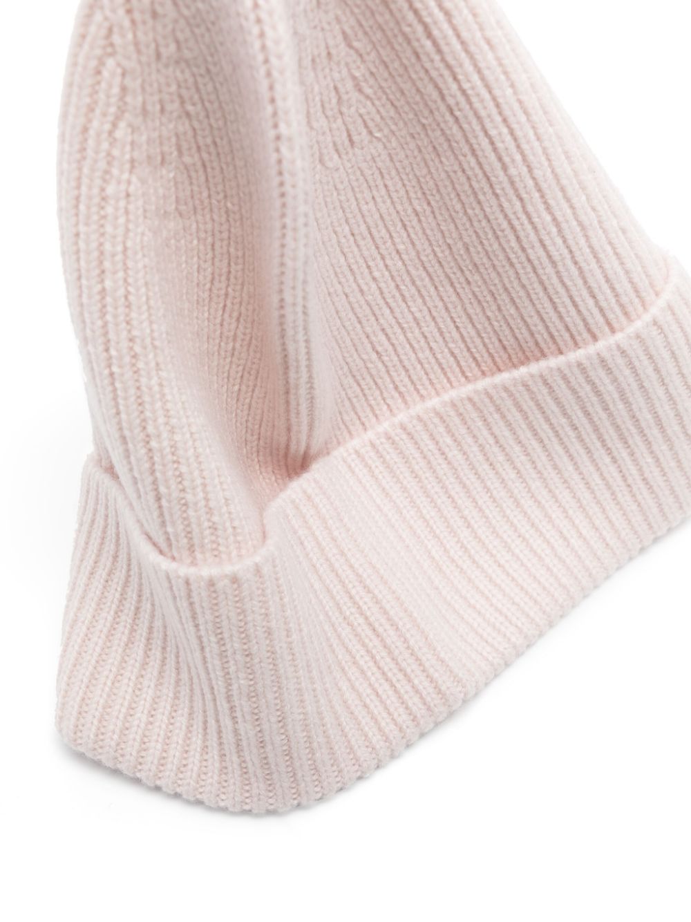 Bonpoint Benny ribbed-knit cashmere beanie - Roze