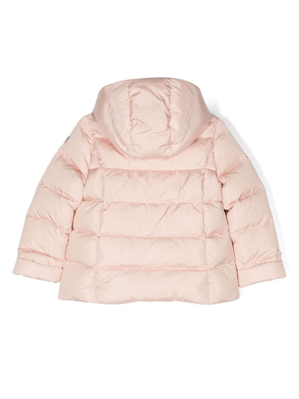 Shop Il Gufo Hooded Quilted Down Jacket In Pink