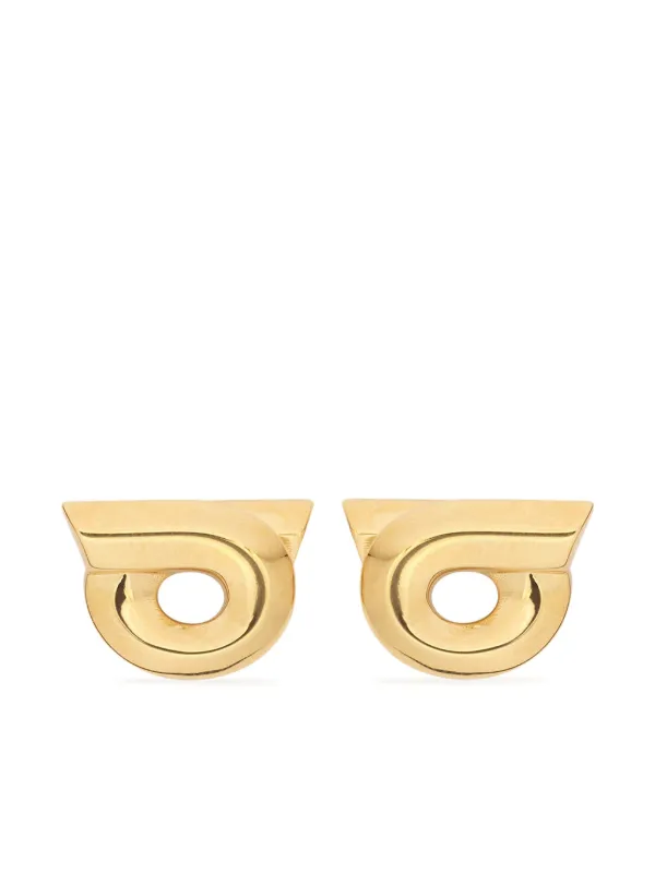 Ferragamo ガンチーニ ピアス | ゴールドトーン | FARFETCH JP