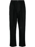 Andrea Ya'aqov drawstring straight-leg trousers - Black