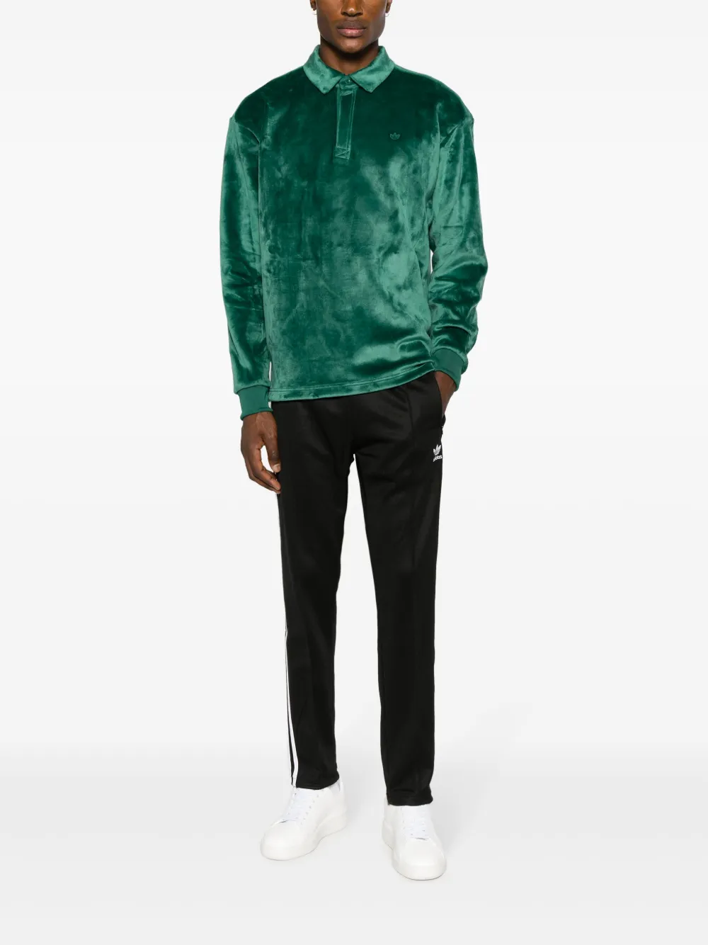 adidas Poloshirt met logopatch Groen