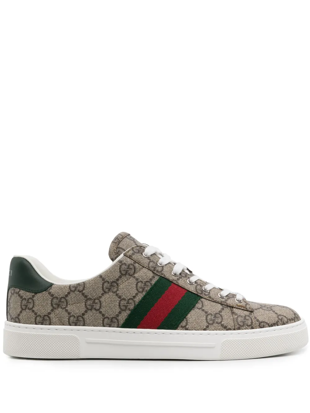 Gucci Ace Sneakers aus GG Supreme - Nude