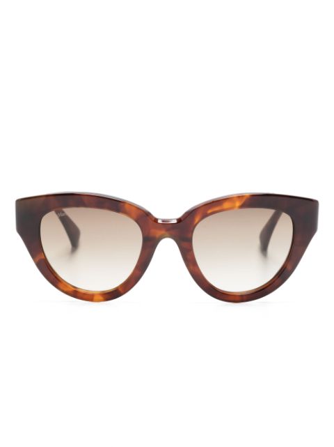 Max Mara Eyewear logo-print cat-eye frame sunglasses Women