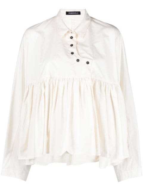 Rundholz chemise en coton à plis 