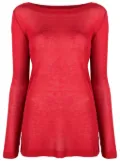 Gloria Coelho long-sleeve T-shirt - Red