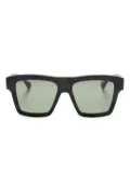 Gucci Eyewear rectangle-frame tinted sunglasses - Green
