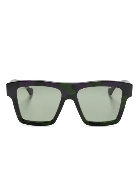 Gucci Eyewear rectangle-frame tinted sunglasses