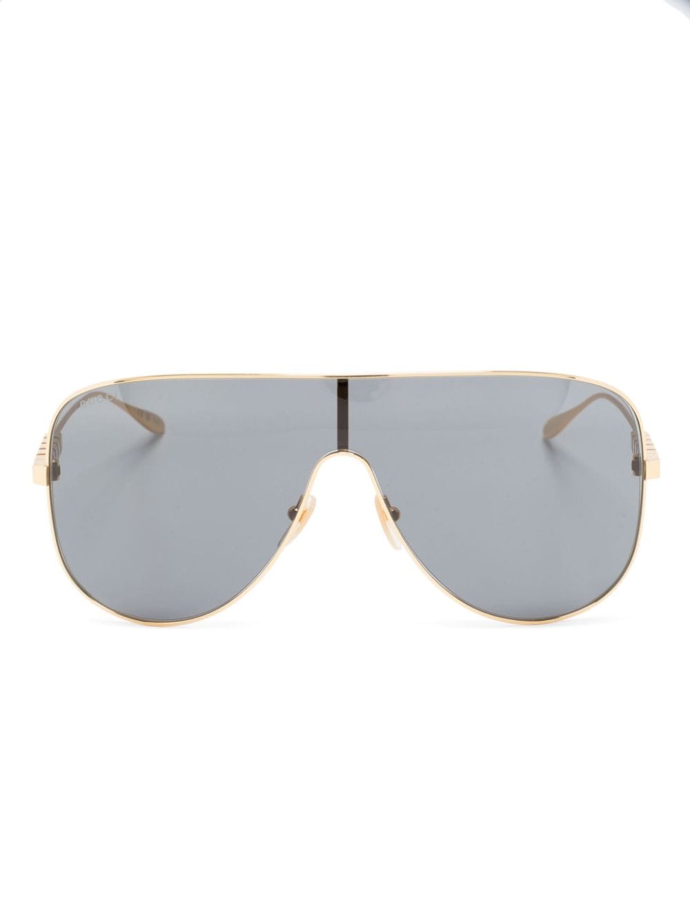 Gucci Aviator-frame Tinted Sunglasses In Gold