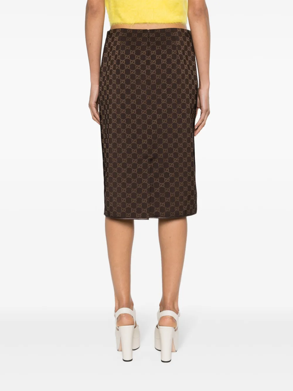 Gucci GG Supreme Pencil Skirt - Farfetch