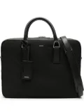 SANDRO logo-lettering laptop bag - Black