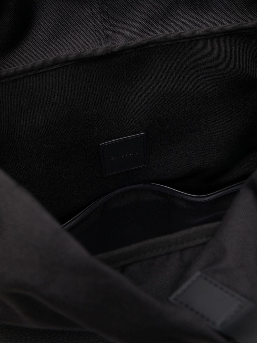 Shop Sandro Logo-stamp Backpack In Black