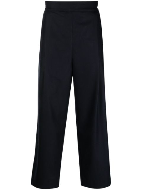 Laneus high-waist straight-leg trousers