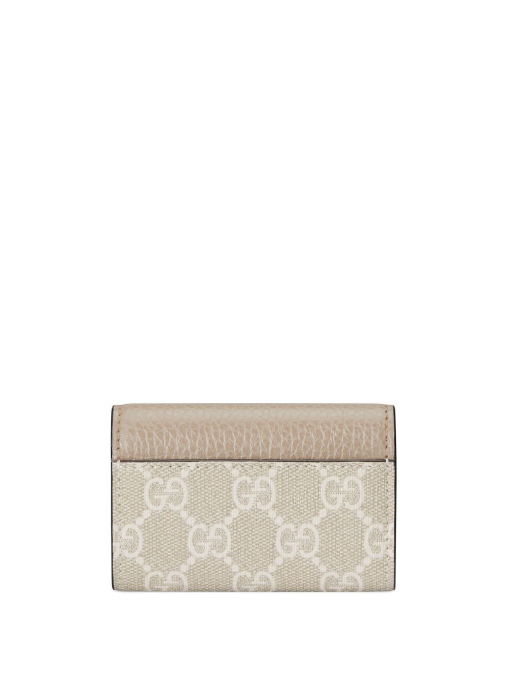 Gucci Double G leren portemonnee - Beige