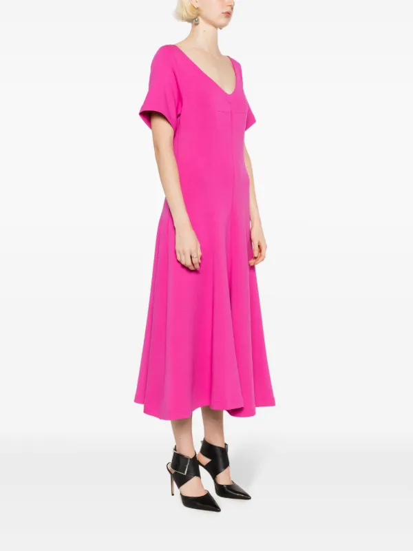 Gloria Coelho Supreme Midi Dress | Pink | FARFETCH