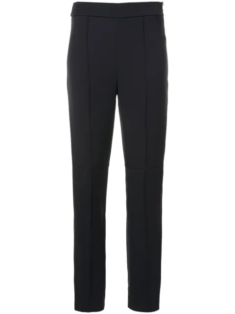 Gloria Coelho pantalones rectos con tiro alto