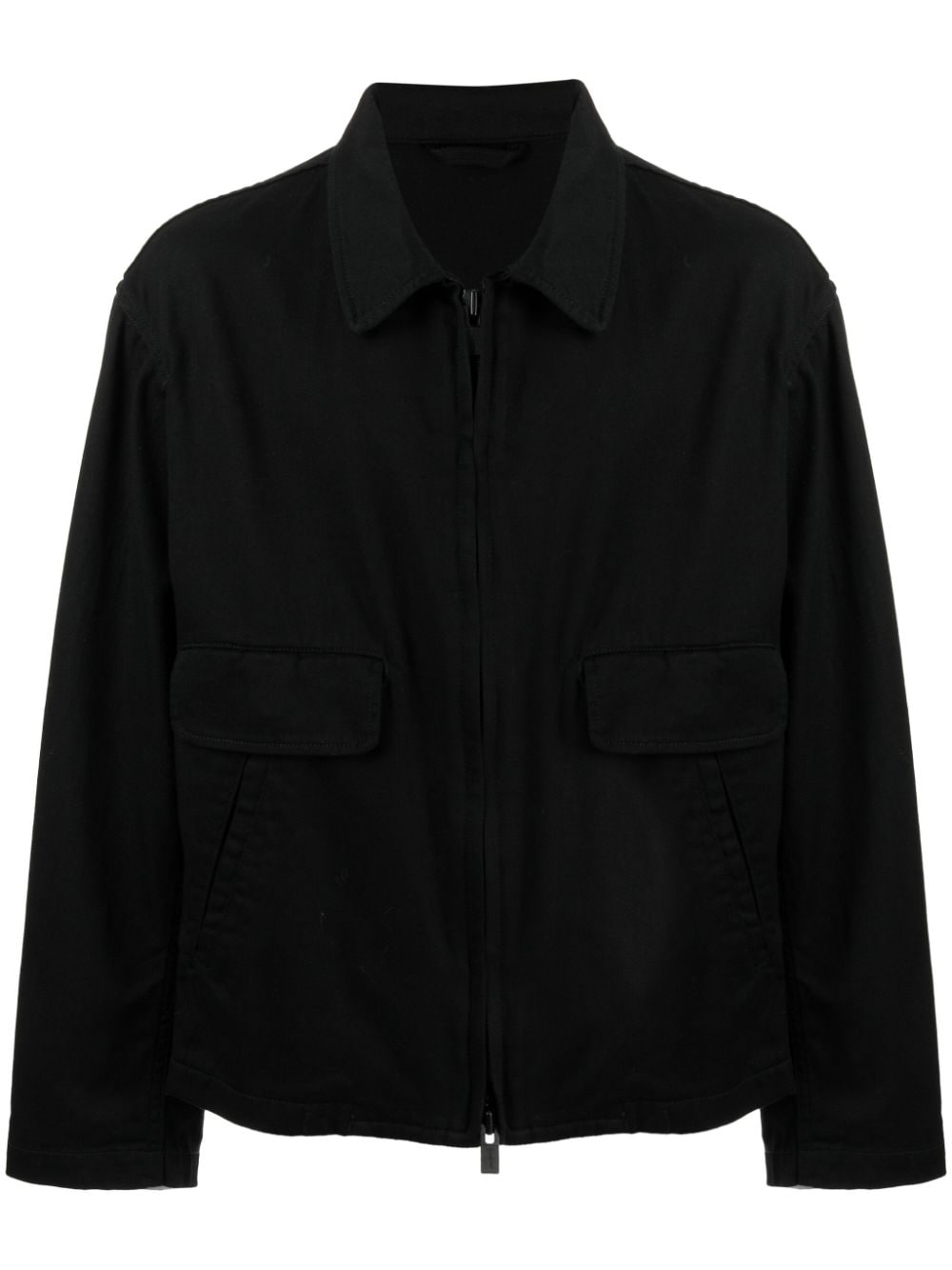 Yohji Yamamoto flap-pocket Cotton Shirt Jacket - Farfetch
