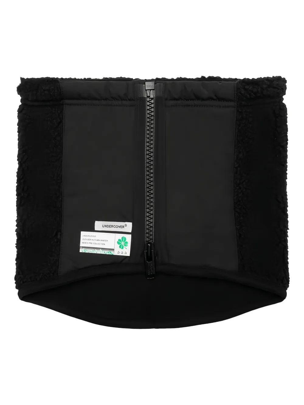 Undercover Zip-up Neck Warmer In Black
