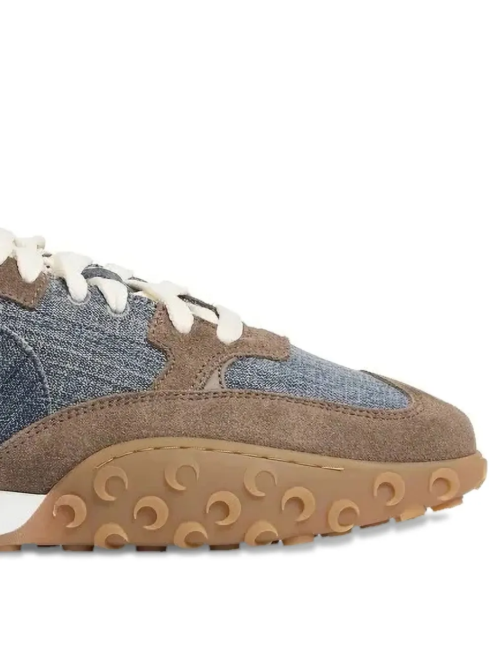 Marine Serre panelled sneakers Grey