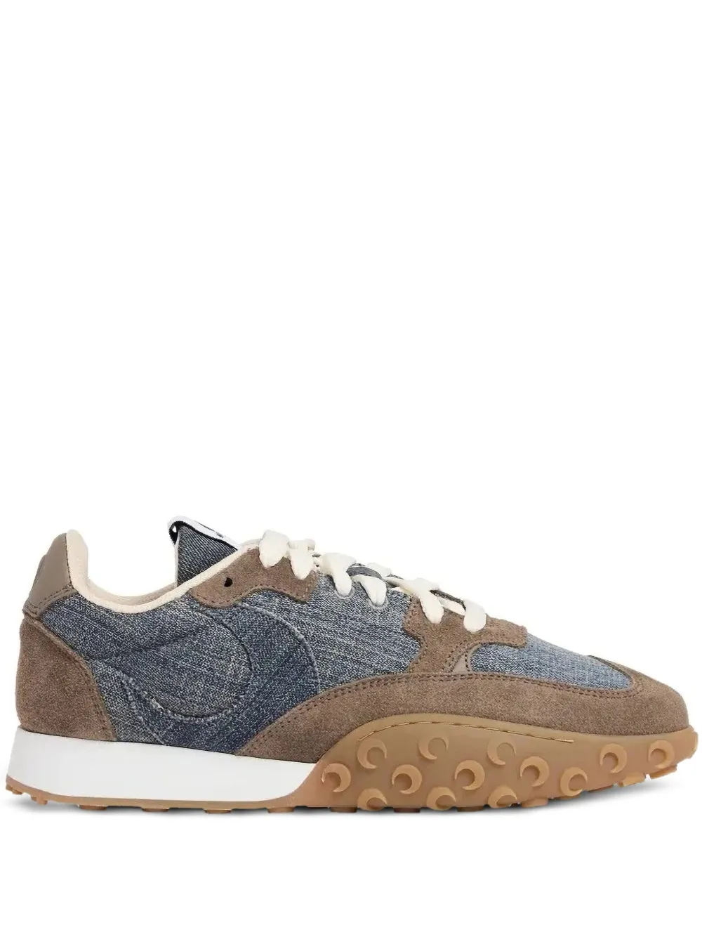 Marine Serre panelled sneakers Grey