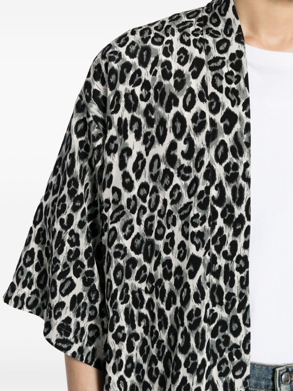 Visvim Leopard Print Silk Shirt Farfetch 