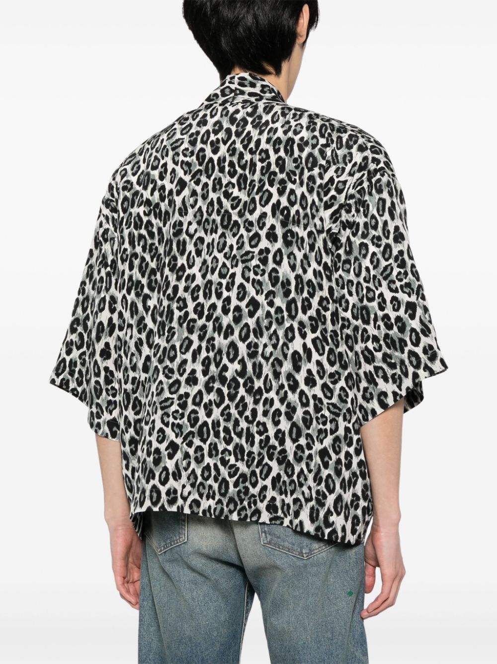 Visvim Leopard Print Silk Shirt Farfetch 