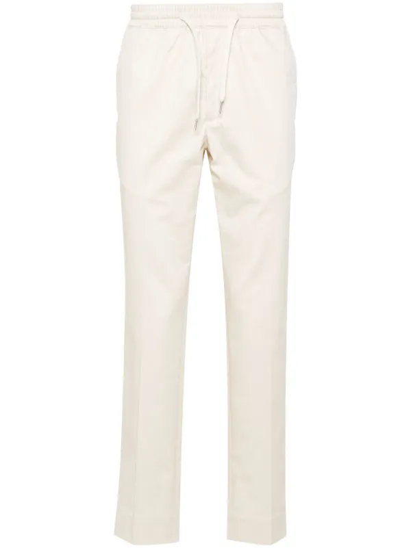 Sandro サンドロ SANDRO ドローストリング ストレートパンツ | ニュートラル | FARFETCH JP