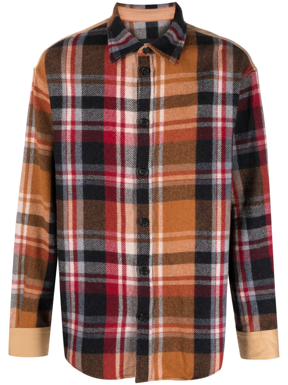 Shop Dsquared2 Timberman Check-pattern Shirt In Red