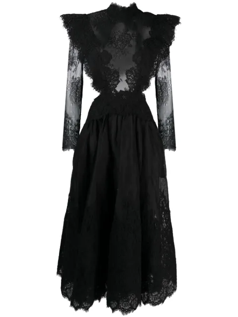 ZIMMERMANN Sensory lace flared dress