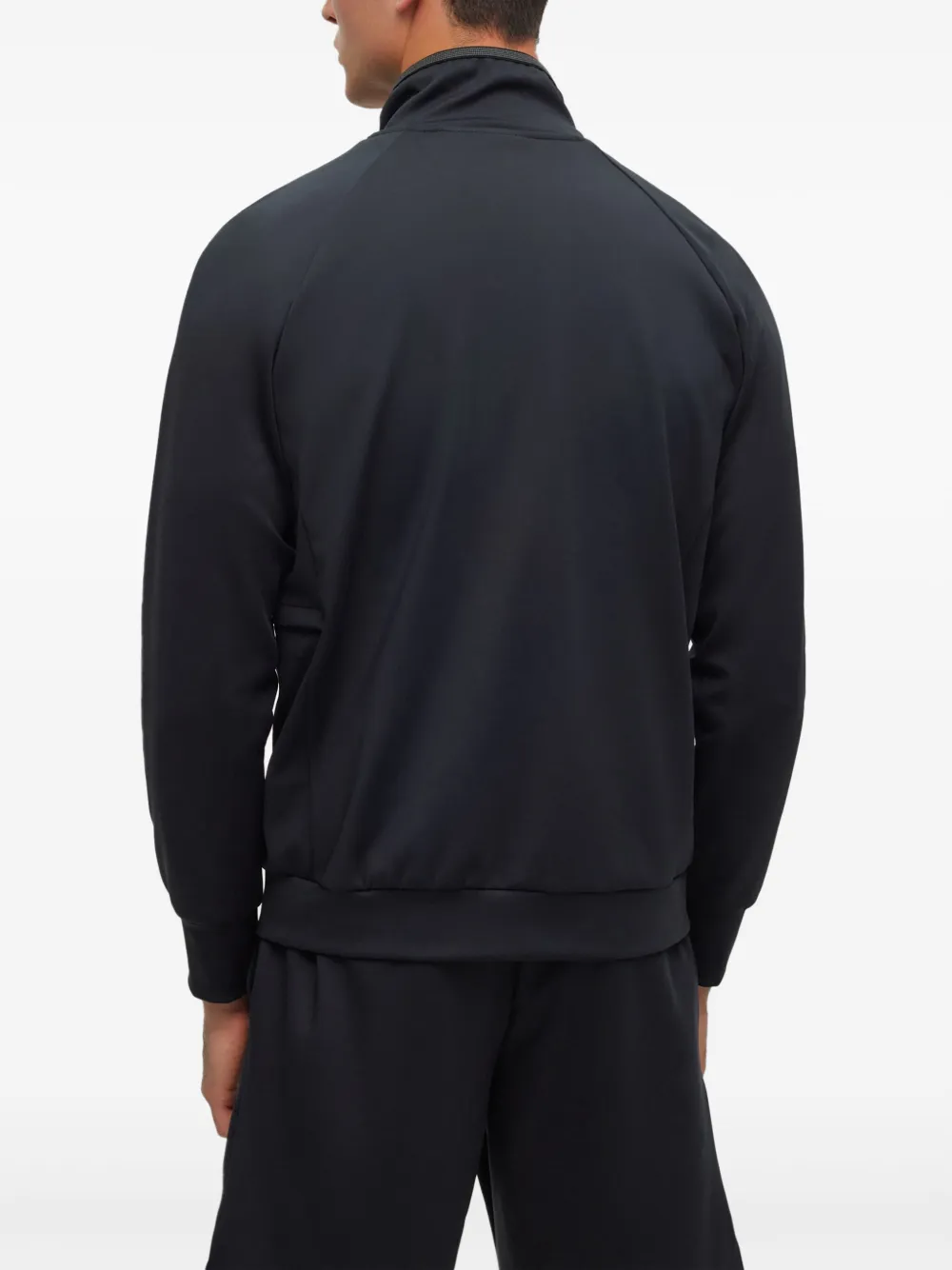 BOSS Sicon Active sweater met rits Zwart