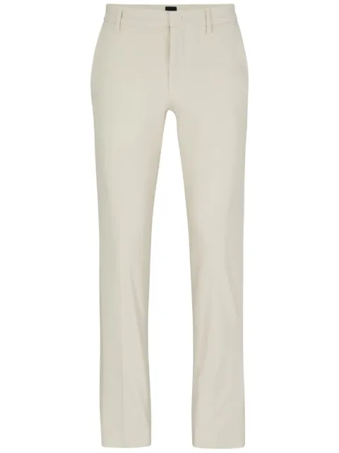 BOSS mid-rise slim-cut trousers