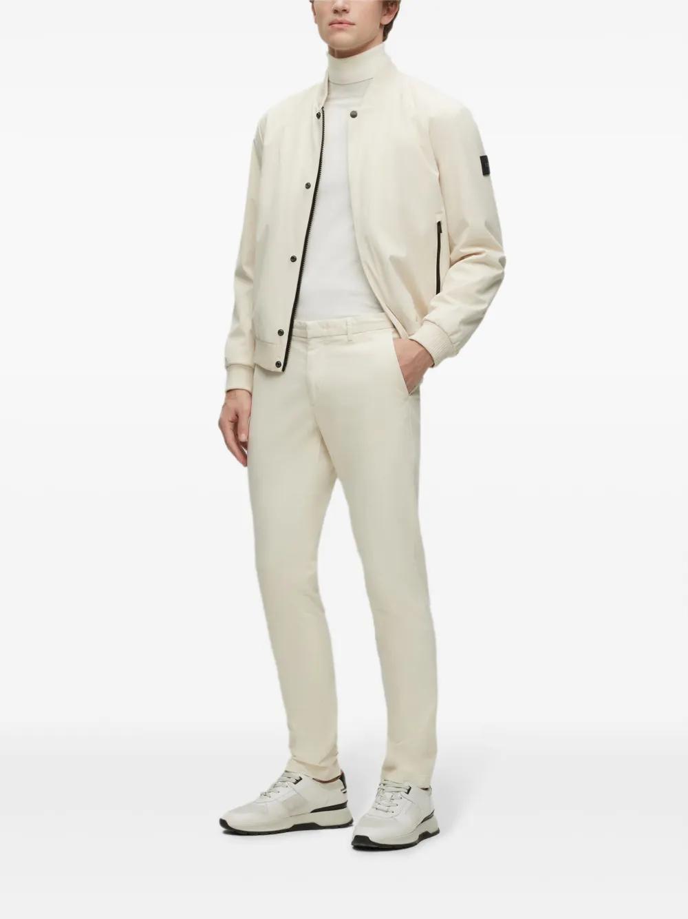 BOSS Slim-fit broek - Beige