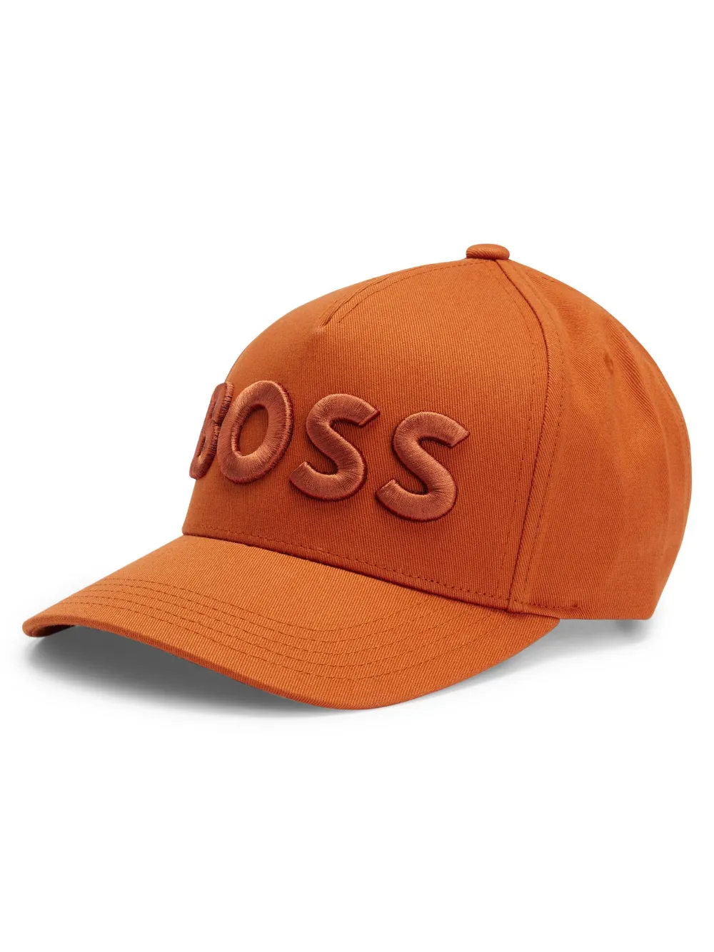 BOSS Boné com logo bordado | Laranja | Image 1