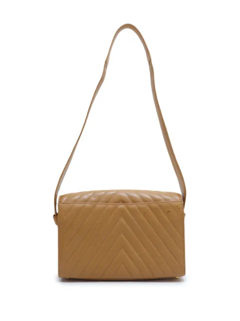 CHANEL Pre-Owned 1995-1996 Chevron flap shoulder bag FF1766 - 1