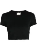 CHANEL Pre-Owned 1997 Coco embroidered T-shirt - Black