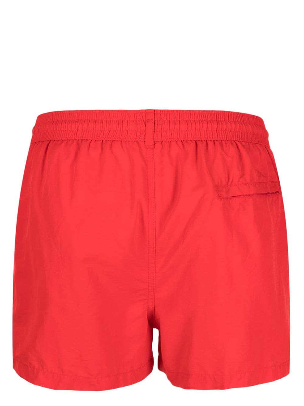 Shop Paul Smith Stripe-detail Swim Shorts In Red