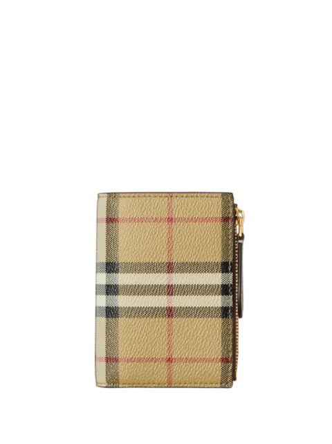 Burberry Vintage Check-pattern bi-fold wallet Women