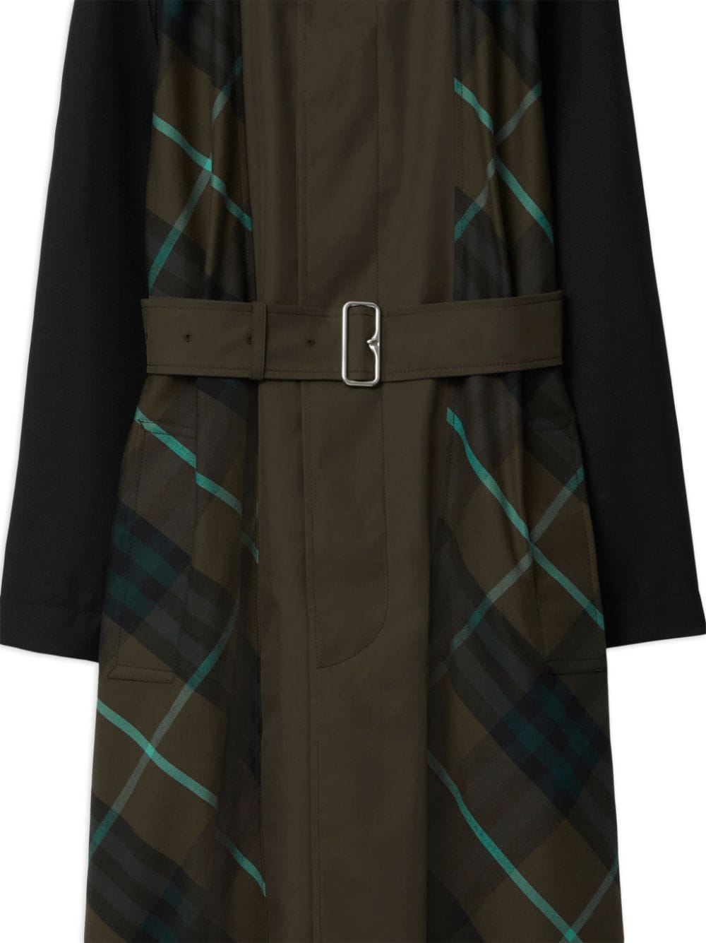 Burberry Check-pattern Cotton Trench Coat - Farfetch