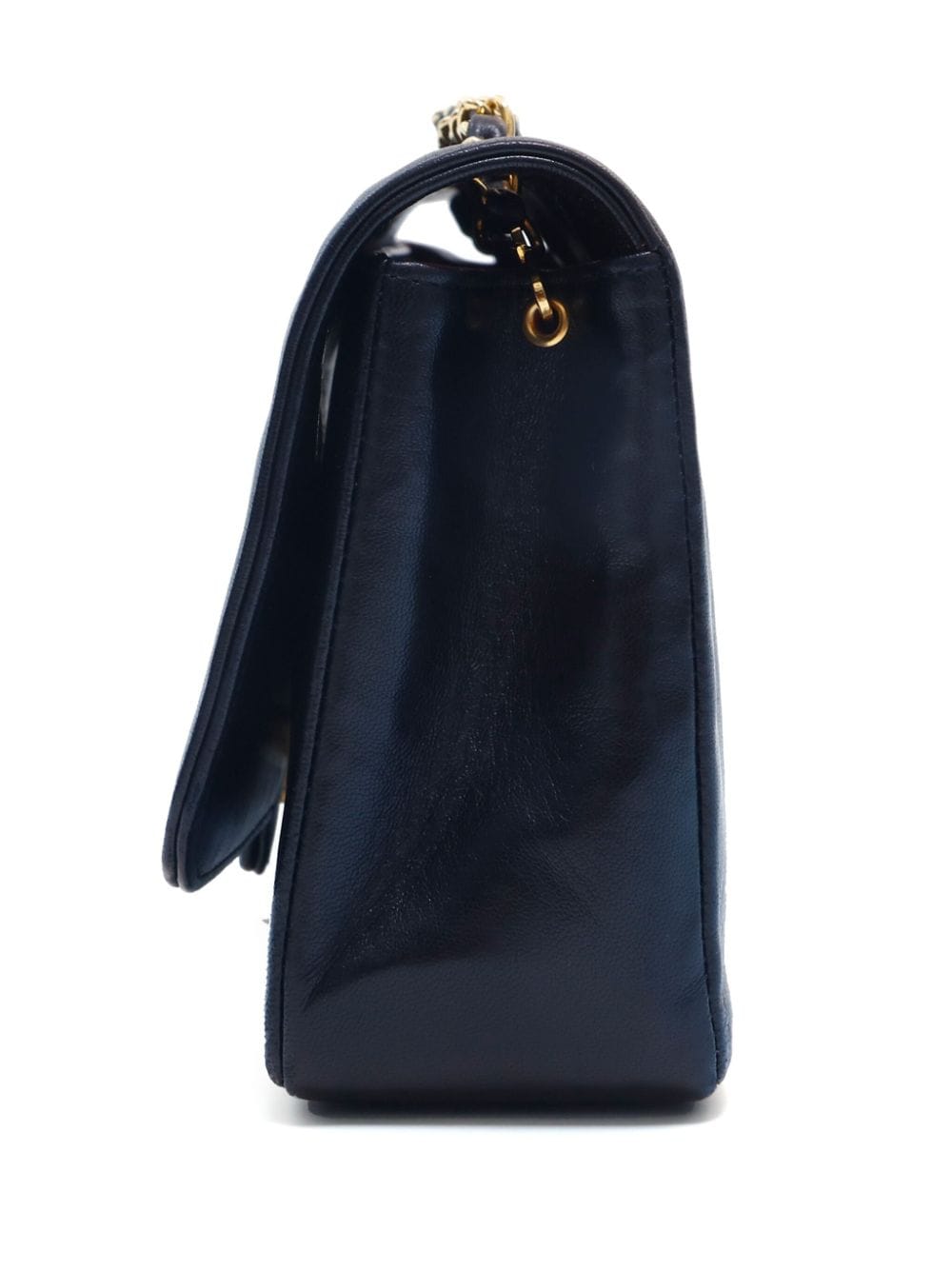 Pre-owned Chanel 1990-1991 Quilted Shoulder Bag In Black