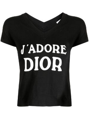 Christian Dior 1990-2000s pre-owned J'Adore Dior Cotton T-shirt - Farfetch